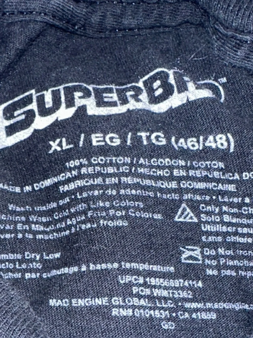 Superbad Movie McLovin Hawaii ID Graphic T-shirt Size Men’s XL